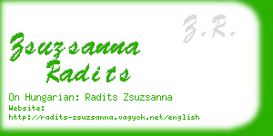 zsuzsanna radits business card